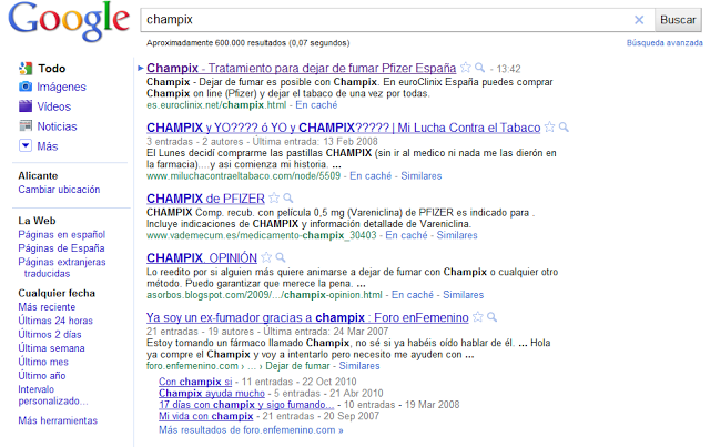 Reputación digital: el caso Champix Reputación digital: el caso Champix