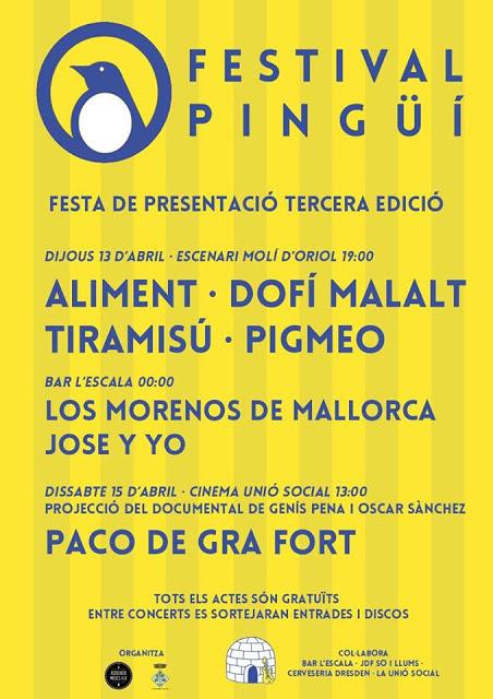 [Noticia] Concierto de presentación del Festival Pingüí 2017