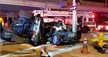 Un muerto y cuatro heridos en accidente de tránsito en el Downton de Miami Un muerto y cuatro heridos en accidente de tránsito en el Downton de Miami