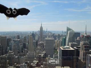 Una gran manzana y un murciélago, Nueva York