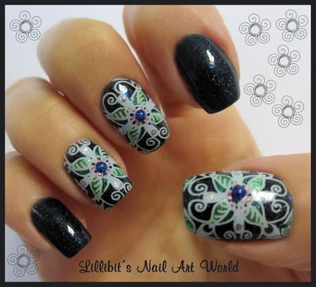 Manicura con la placa BP-L052 de Born Pretty Store