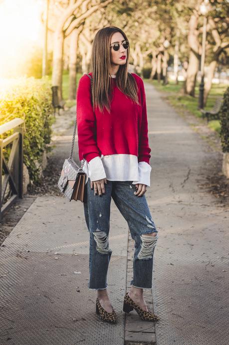 THE PERFECT RED SWEATER