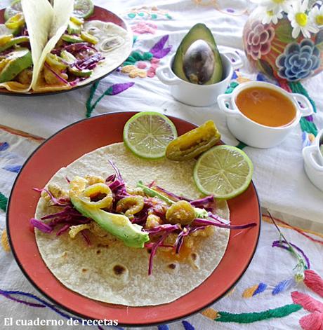 Tacos de Pescado {Cocina Mexicana }