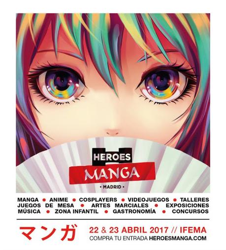 Cartel y primeras actividades de Heroes Manga Madrid