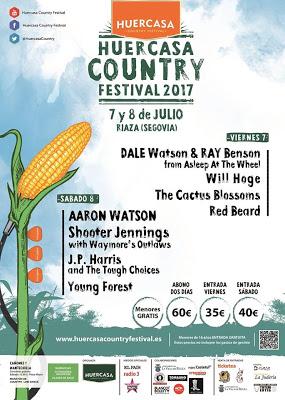 Cartel completo del Huercasa Country Festival 2017
