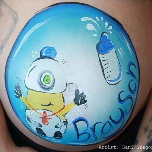 bodypainting-pregnant-belly-painting-totenart-noticias