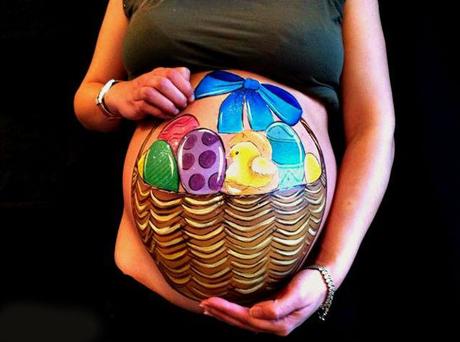 bodypainting-pregnant-belly-painting-totenart-noticias