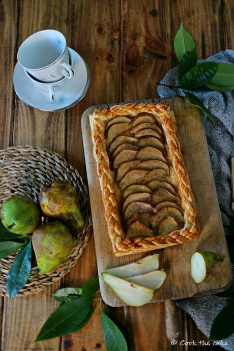 Hojaldre de peras con toffee de jengibre pear-puff-pastry, hojaldre-de-peras, toffee-de-jengibre, ginger-toffee