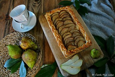 Hojaldre de peras con toffee de jengibre pear-puff-pastry, hojaldre-de-peras, toffee-de-jengibre, ginger-toffee