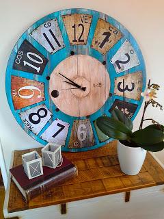 Reloj DIY con bobina