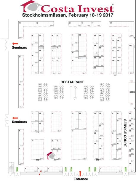 Información de la feria inmobiliaria en Stockholmsmässan 2017.