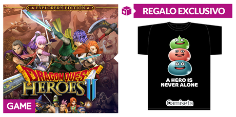 No te quedes sin esta exclusiva camiseta de Dragon Quest Heroes II de la reserva en GAME No te quedes sin esta exclusiva camiseta de Dragon Quest Heroes II de la reserva en GAME