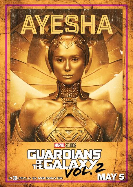 Posters de los personajes de GUARDIANES DE LA GALAXIA 2 Posters de los personajes de GUARDIANES DE LA GALAXIA 2
