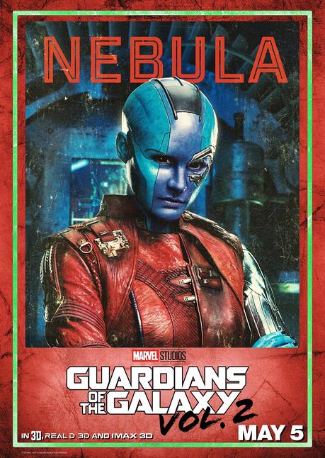 Posters de los personajes de GUARDIANES DE LA GALAXIA 2 Posters de los personajes de GUARDIANES DE LA GALAXIA 2