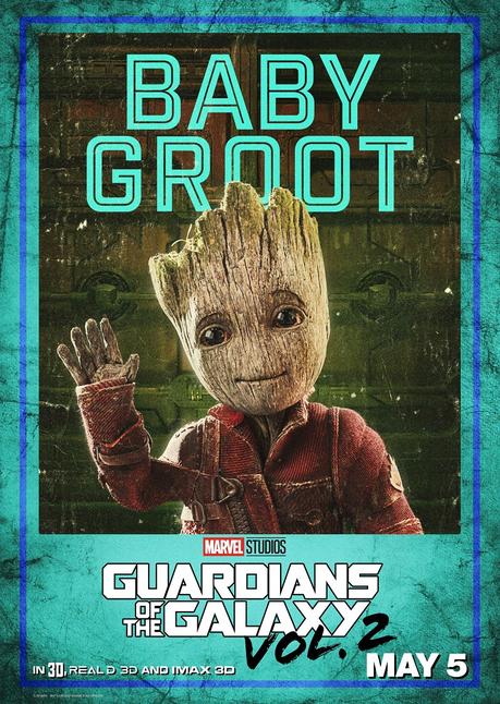 Posters de los personajes de GUARDIANES DE LA GALAXIA 2 Posters de los personajes de GUARDIANES DE LA GALAXIA 2