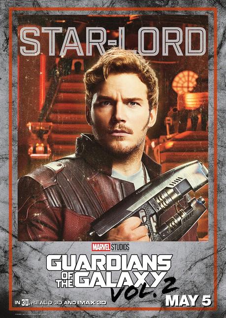 Posters de los personajes de GUARDIANES DE LA GALAXIA 2 Posters de los personajes de GUARDIANES DE LA GALAXIA 2