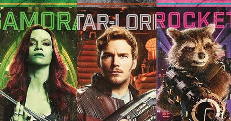 Posters de los personajes de GUARDIANES DE LA GALAXIA 2 Posters de los personajes de GUARDIANES DE LA GALAXIA 2