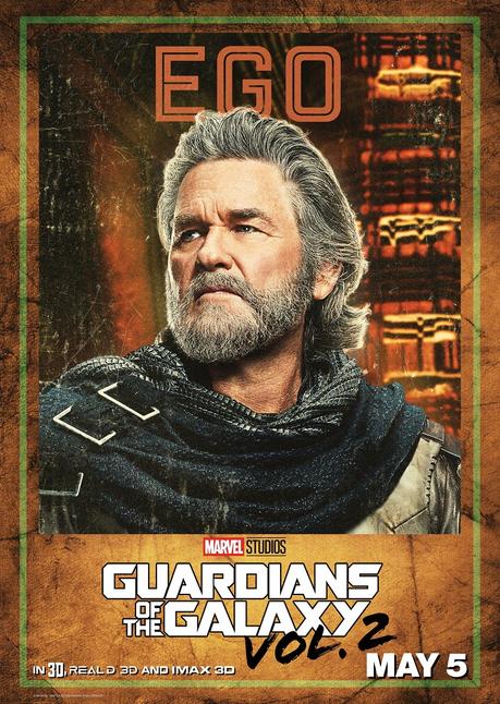 Posters de los personajes de GUARDIANES DE LA GALAXIA 2 Posters de los personajes de GUARDIANES DE LA GALAXIA 2
