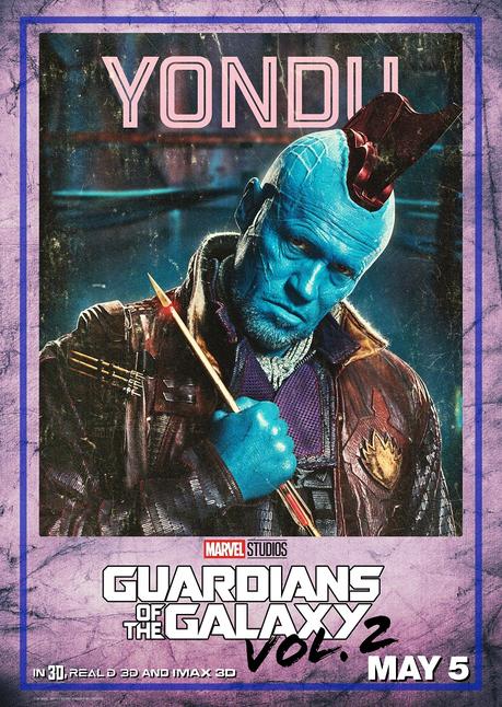 Posters de los personajes de GUARDIANES DE LA GALAXIA 2 Posters de los personajes de GUARDIANES DE LA GALAXIA 2