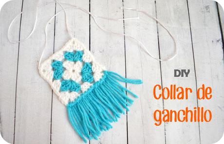 DIY: Collar de ganchillo granny square