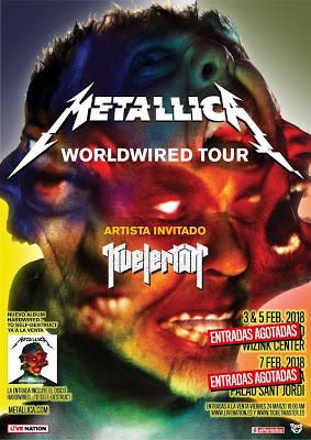 Entradas agotadas para los conciertos de Metallica en Madrid y Barcelona