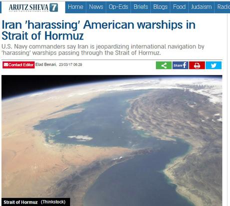Irán acosa a los navíos estadounidenses en el estrecho de Ormuz.