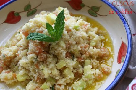 Cuscús de coliflor El Ágora de Ángeles Cuscús de coliflor