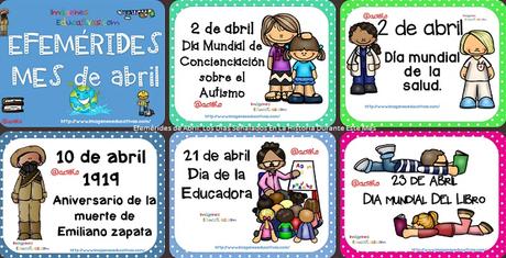 Las Efemérides de Abril Las Efemérides de Abril