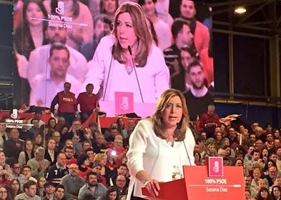 SUSANA DÍAZ ABANDONA A LOS ANDALUCES