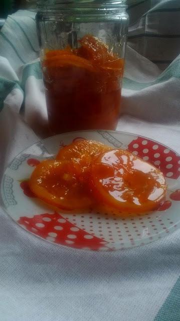 NARANJA CONFITADA EN SU PROPIO ALMIBAR ........... NARANJA CONFITADA EN SU PROPIO ALMIBAR ...........