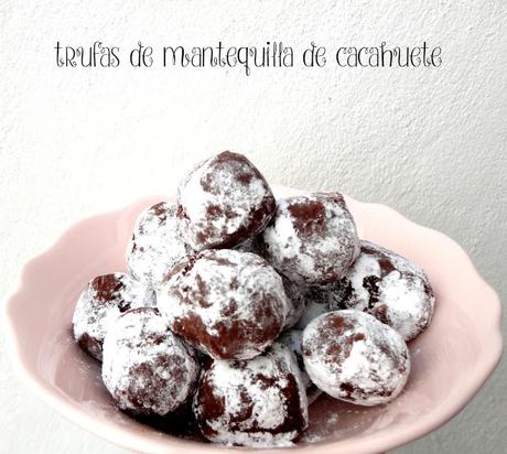 Trufas de Mantequilla de Cacahuete Trufas de Mantequilla de Cacahuete