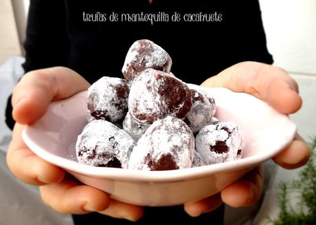 Trufas de Mantequilla de Cacahuete Trufas de Mantequilla de Cacahuete