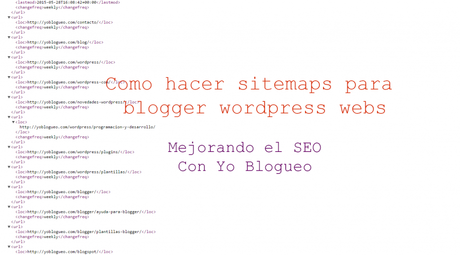 crear sitemaps