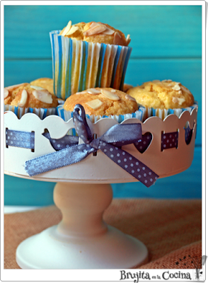 Magdalenas almendra y naranja saludables (stevia) Magdalenas almendra y naranja saludables (stevia)