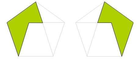 ¿Cuántos pentágonos hay en la imagen?… No son 1, ni 2, ni 3… ni 8, ni 9… son más… Aquí tienes la solución