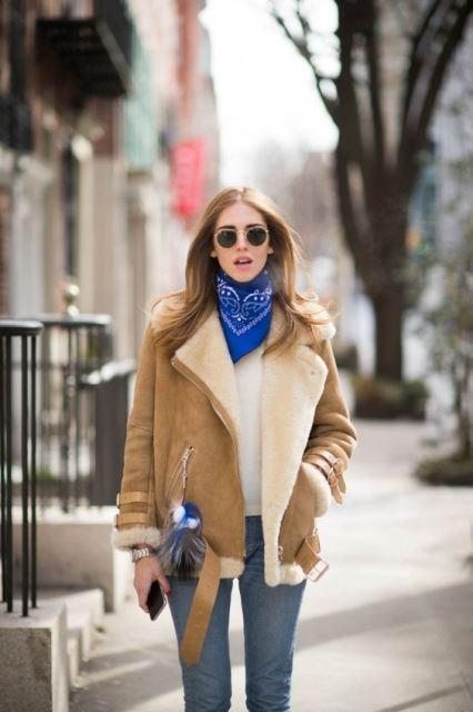 ¿Sabes cómo es la cazadora preferida de las famosas y cómo se llama? velocite jacket acne studios Chiara Ferragni
