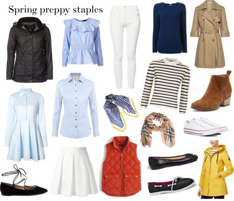 Spring preppy staples Spring preppy staples