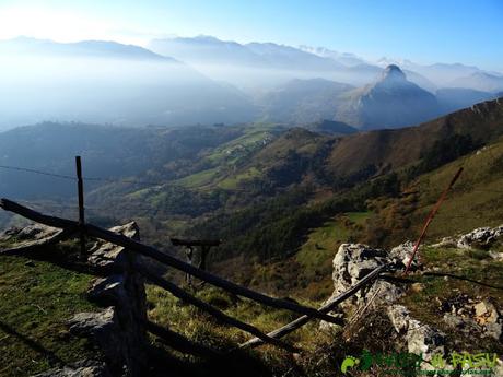 Roldana de la mina del Pilar, en el Cuera