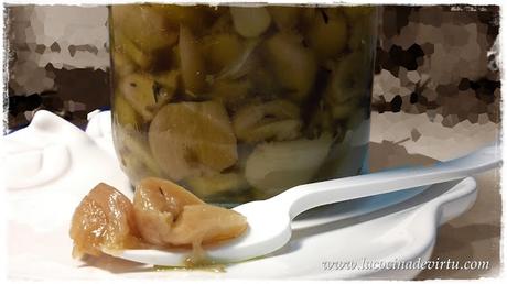 Ajos confitados cocción lenta Ajos confitados cocción lenta