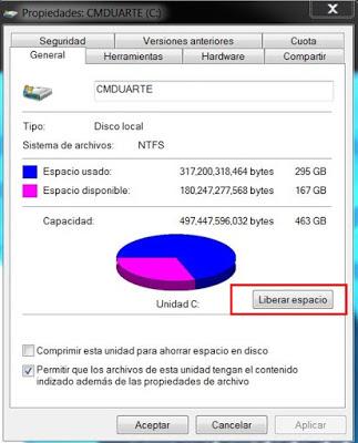 Propiedades disco duro Propiedades disco duro