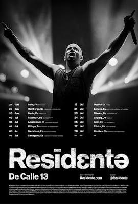 Residente anuncia cinco conciertos en España