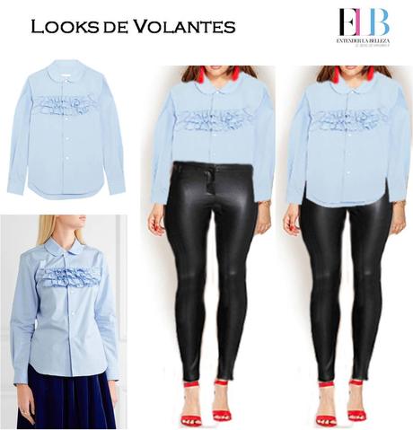 Cualquier detalle cruzando horizontalmente tu torso siempre dará volumen a la zona. Trend Alert Primavera: Entender los Volantes o la Volantemanía