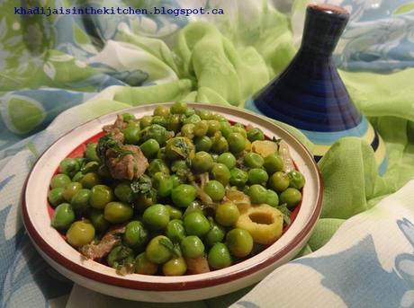 TAGINE DE BŒUF AUX PETITS POIS / BEEF TAGINE WITH SMALL PEAS / TAGINE DE TERNERA CON GUISANTES / طاجين اللحم بالجلبانة (البازلاء) TAGINE DE BŒUF AUX PETITS POIS / BEEF TAGINE WITH SMALL PEAS / TAGINE DE TERNERA CON GUISANTES / طاجين اللحم بالجلبانة (البازلاء)