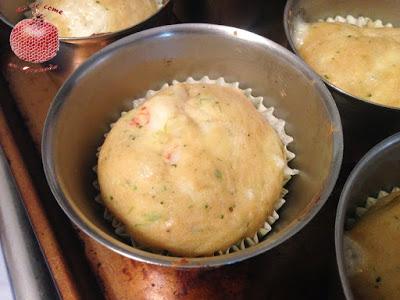 Juego de blogueros 2.0: Muffins de brócoli y gambas sin gluten