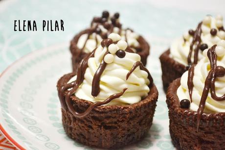 Mini cheesecakes de chocolate y Baileys Mini cheesecakes de chocolate y Baileys