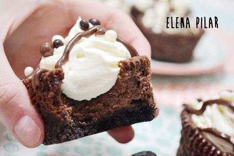 Mini cheesecakes de chocolate y Baileys Mini cheesecakes de chocolate y Baileys