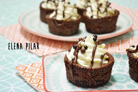 Mini cheesecakes de chocolate y Baileys Mini cheesecakes de chocolate y Baileys