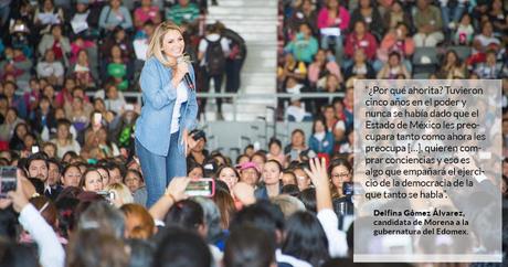 La Primera Dama y secretarios de Peña Nieto sólo visitan el #Edomex cuando les urgen votos: Delfina (Reportaje)  #Mexico