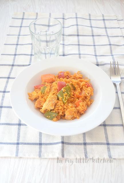 Cous cous con verduras y pollo