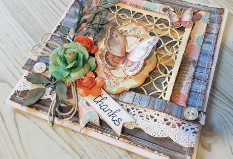 Scrapbooking Tarjeta: Thanks Scrapbooking Tarjeta: Thanks